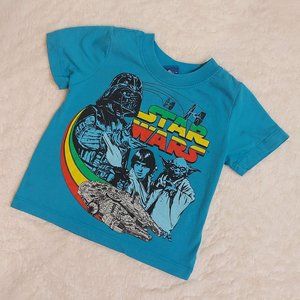 Star Wars Kids Vintage Lucasfilm Blue 18M Tshirt